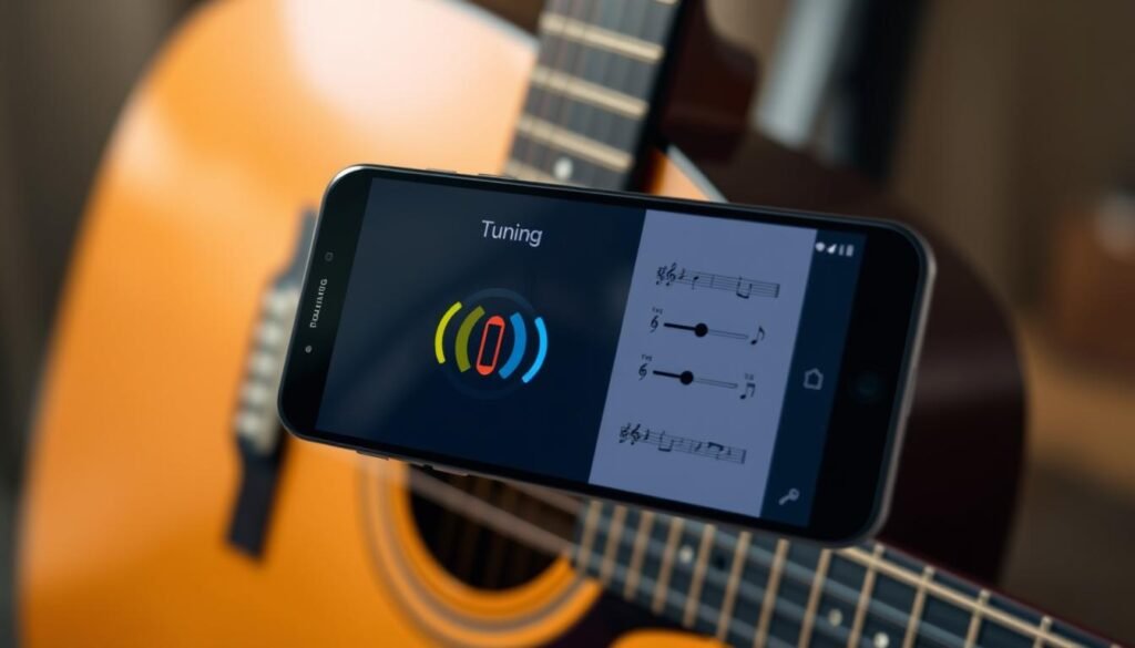 Aplicación de afinación de guitarra