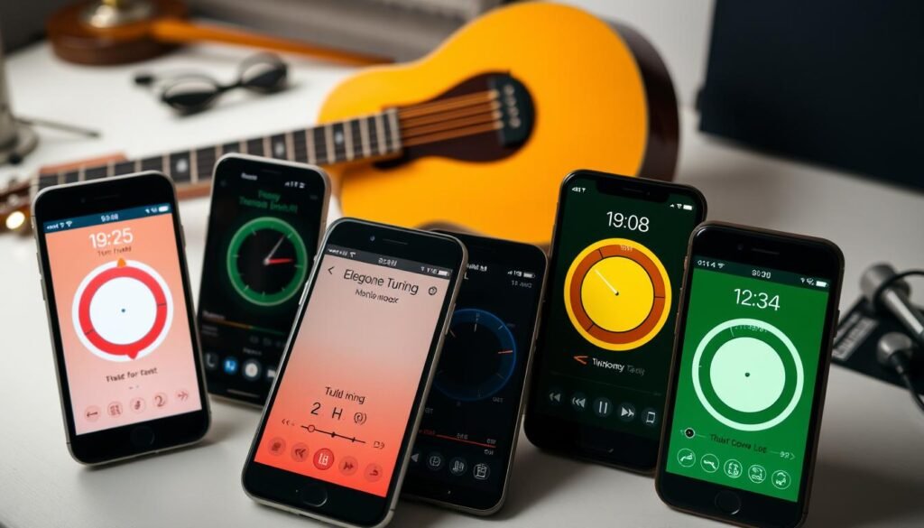 Aplicaciones de afinación de guitarra
