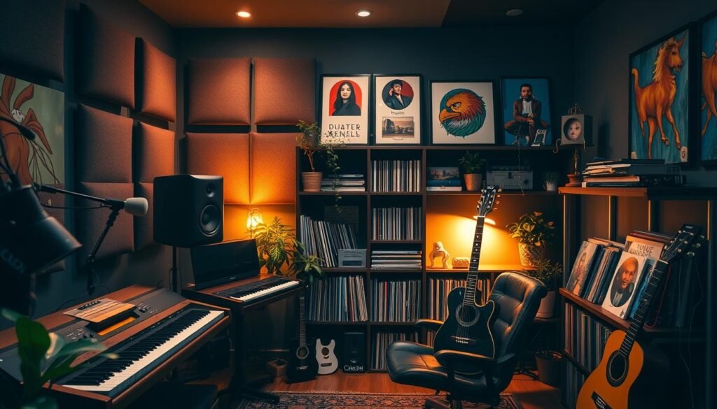 Estudio de música en casa