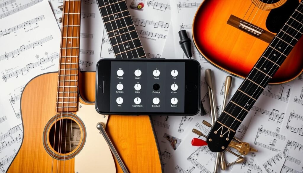 aplicaciones de afinación de guitarra