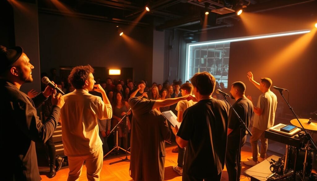Artistas en la industria musical moderna