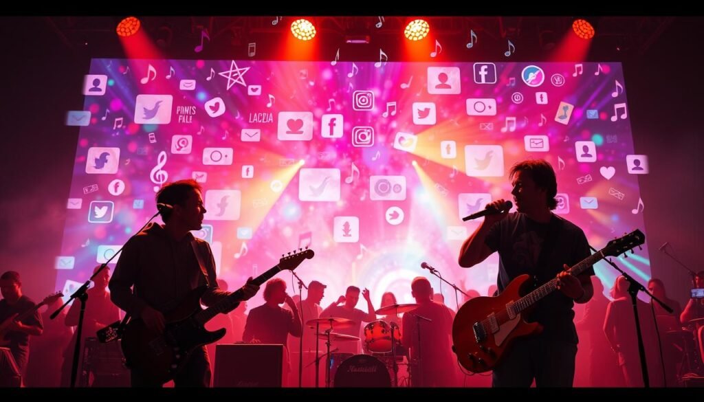 Colaboraciones musicales y hashtags
