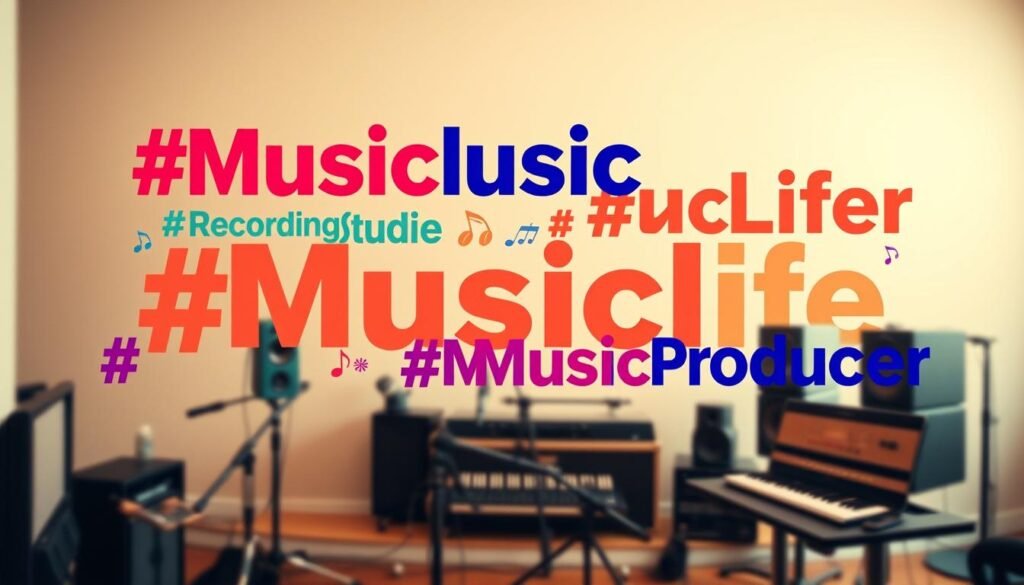 Hashtags en redes sociales para músicos