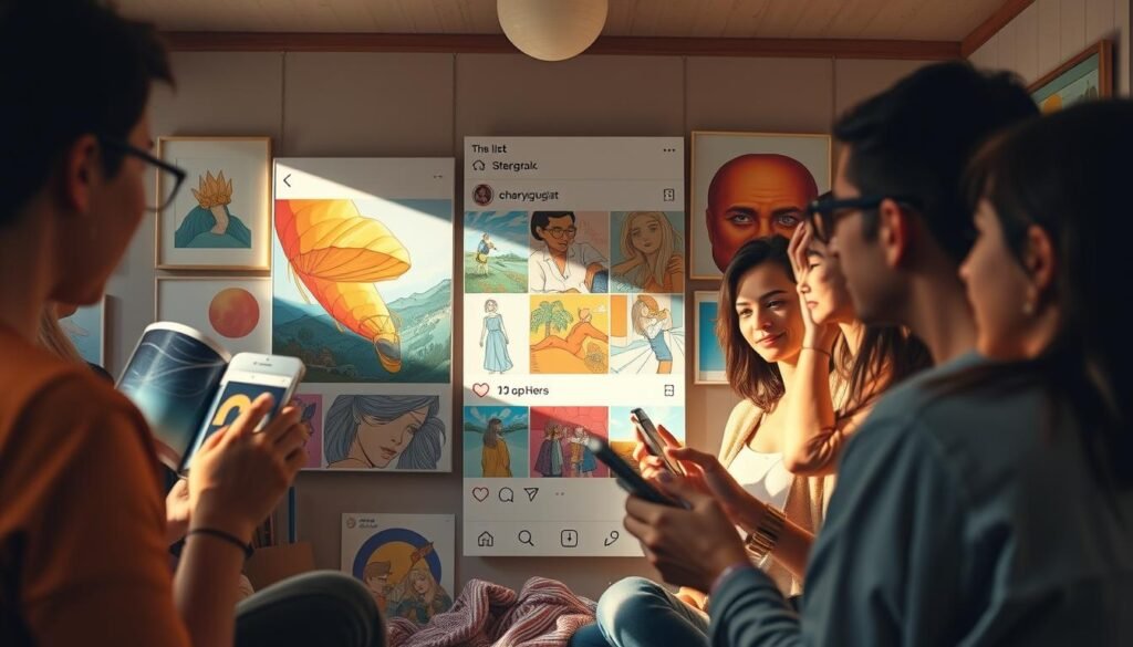 Interacción con seguidores en Instagram para artistas