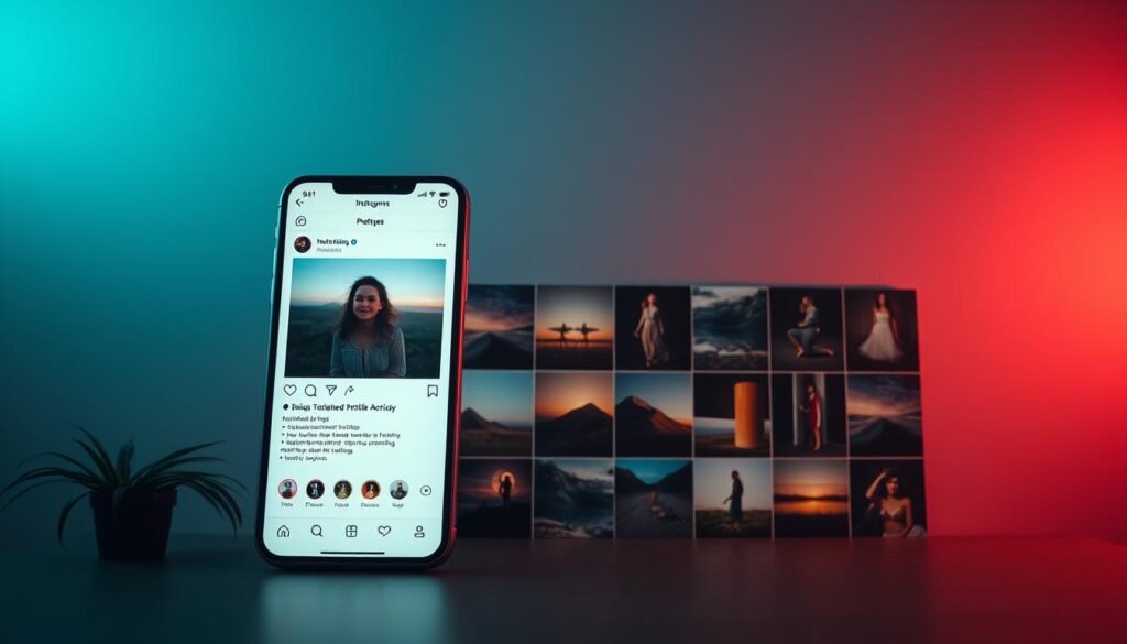 Perfil de Instagram para artistas