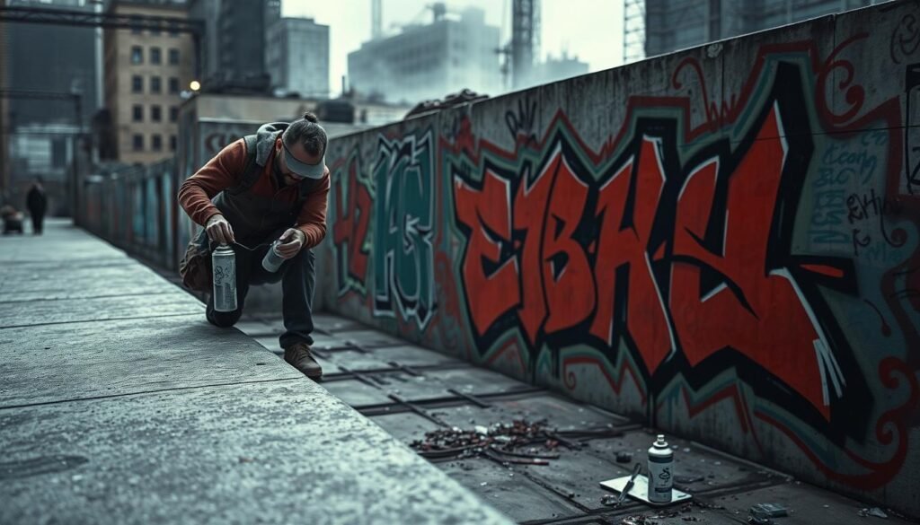 Técnicas de composición de letras urbanas